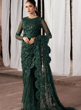 Shehnai By Zarif Embroidered Net 3 Piece Unstitched Suit AF24SLWE D-ZS-08 MEESAM